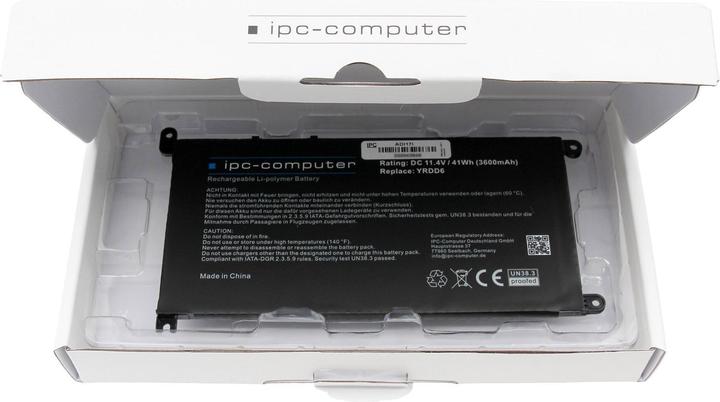 Actual product image IPC YRDD6 (3 cubicles, 3600 mAh)