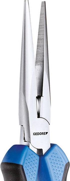 Actual product image Gedore 8132-140 JC Flat Round Nose Pliers 140 mm 2K-Handle (140 mm)