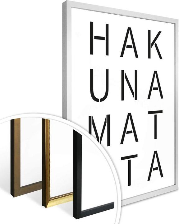 Image du produit Trenddeko Tableau Hakuna Matata (120 x 150 cm)
