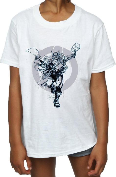Image du produit - T-shirt THOR CIRCLE - Fille (140, 146)