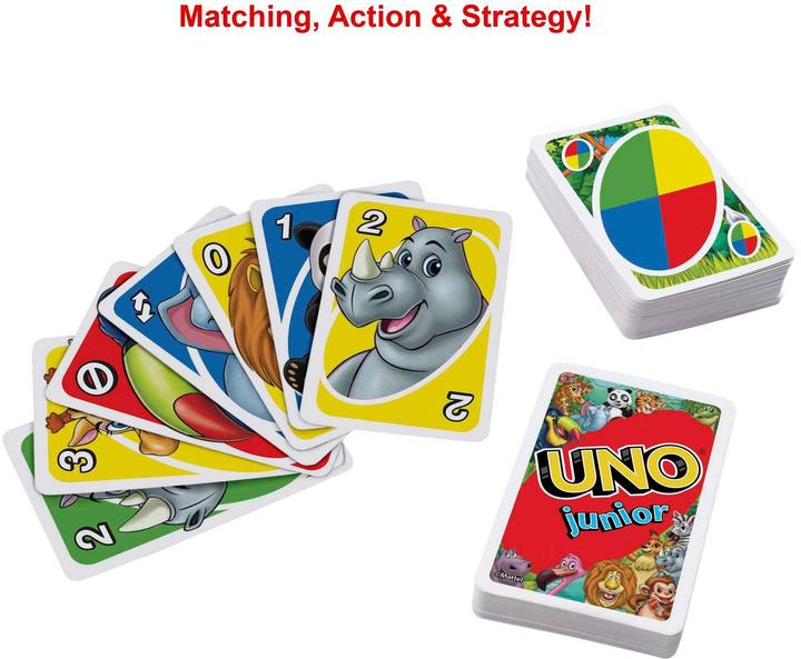 Productafbeelding Mattel Games Uno (Duits, Engels, Frans, Italiaans, 2 - 4 Spelers)