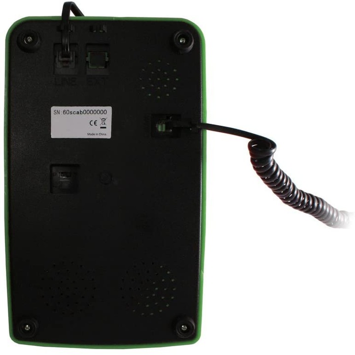 Produktbild Opis Technology Retro Telefon im sechziger Jahre Vintage Design mit Wählscheibe und Metallklingel, grün Po