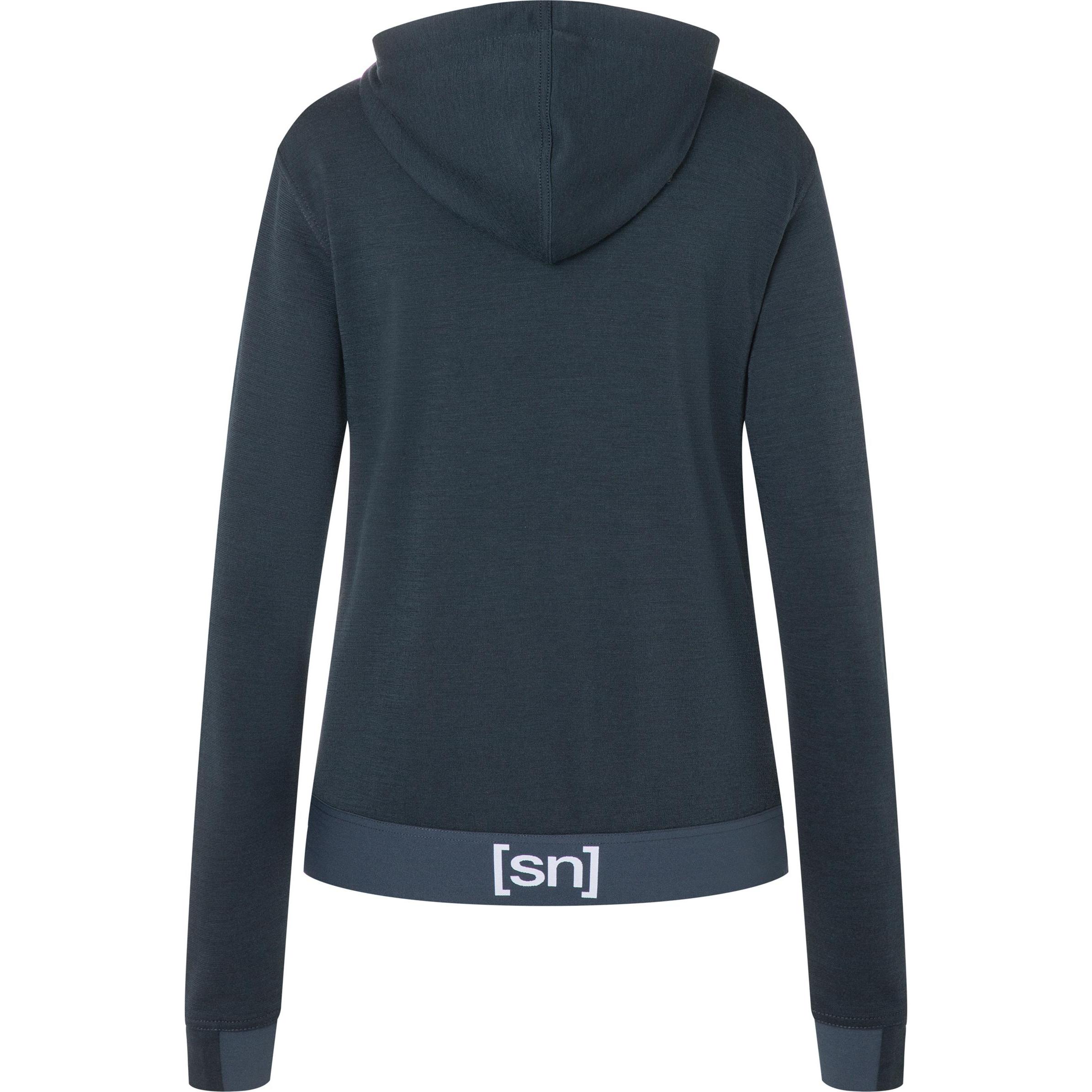 Super Natural, Damen, Pullover, Women's Solution Bio Hoodie, Blau, (XL)