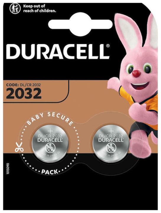 Actual product image Duracell Baterie litowe DL 2032 (x 2) (2 pcs., CR2032, 220 mAh)