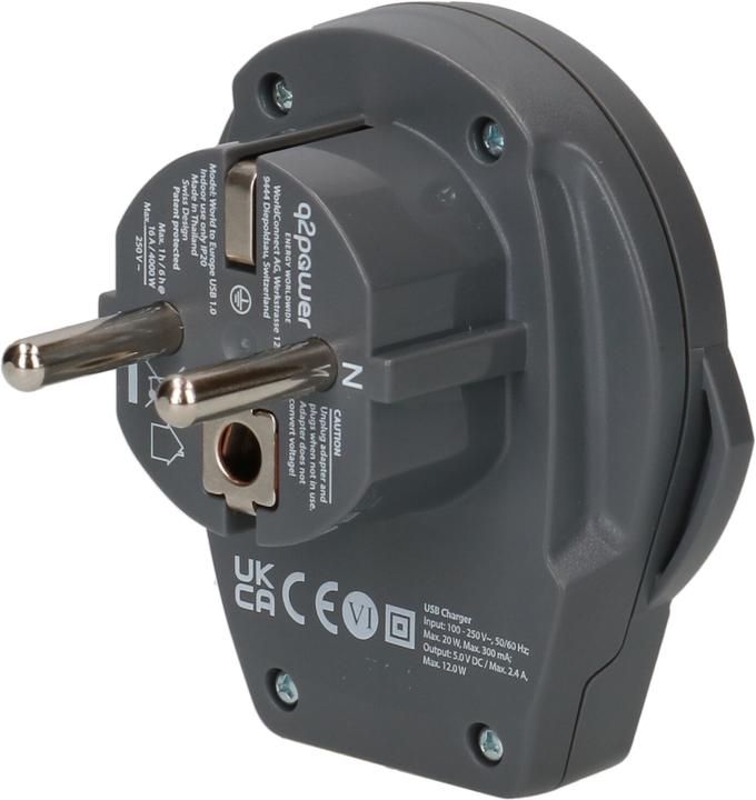 Image du produit Q2 Power Adaptateur de voyage Q2Power