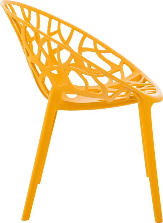 Actual product image CLP Set of 4 Hope Chair, orange