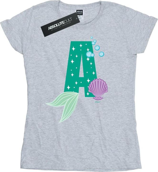 Immagine prodotto Disney Alphabet A Is For Ariel Maglietta Donna (M)