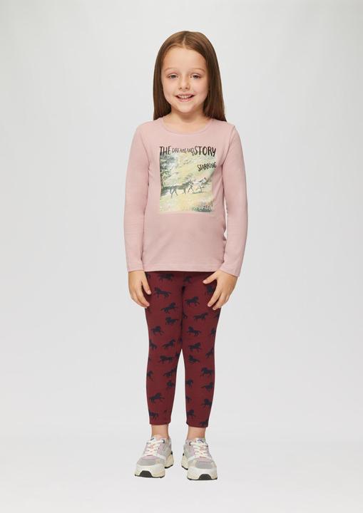 Produktbild S.Oliver Leggins Leggings aus Thermofleece mit All-over-Print (110)
