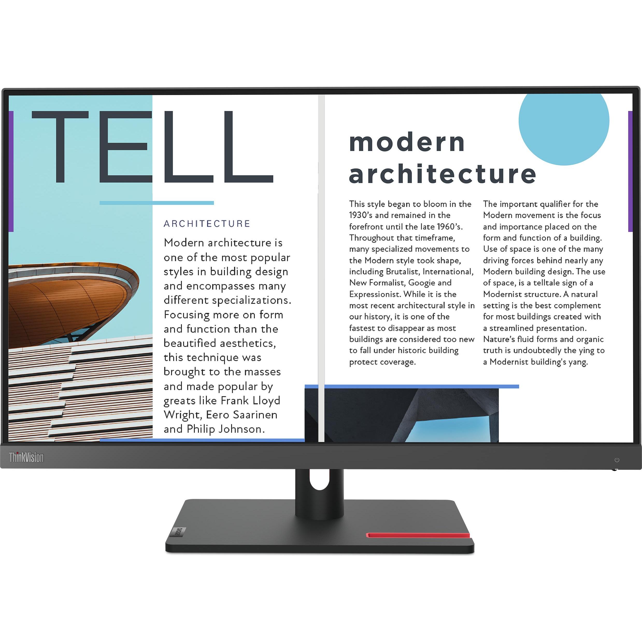 Lenovo ThinkVision S25e-30 (1920 x 1080 Pixel, 24.50"), Monitor, Grau