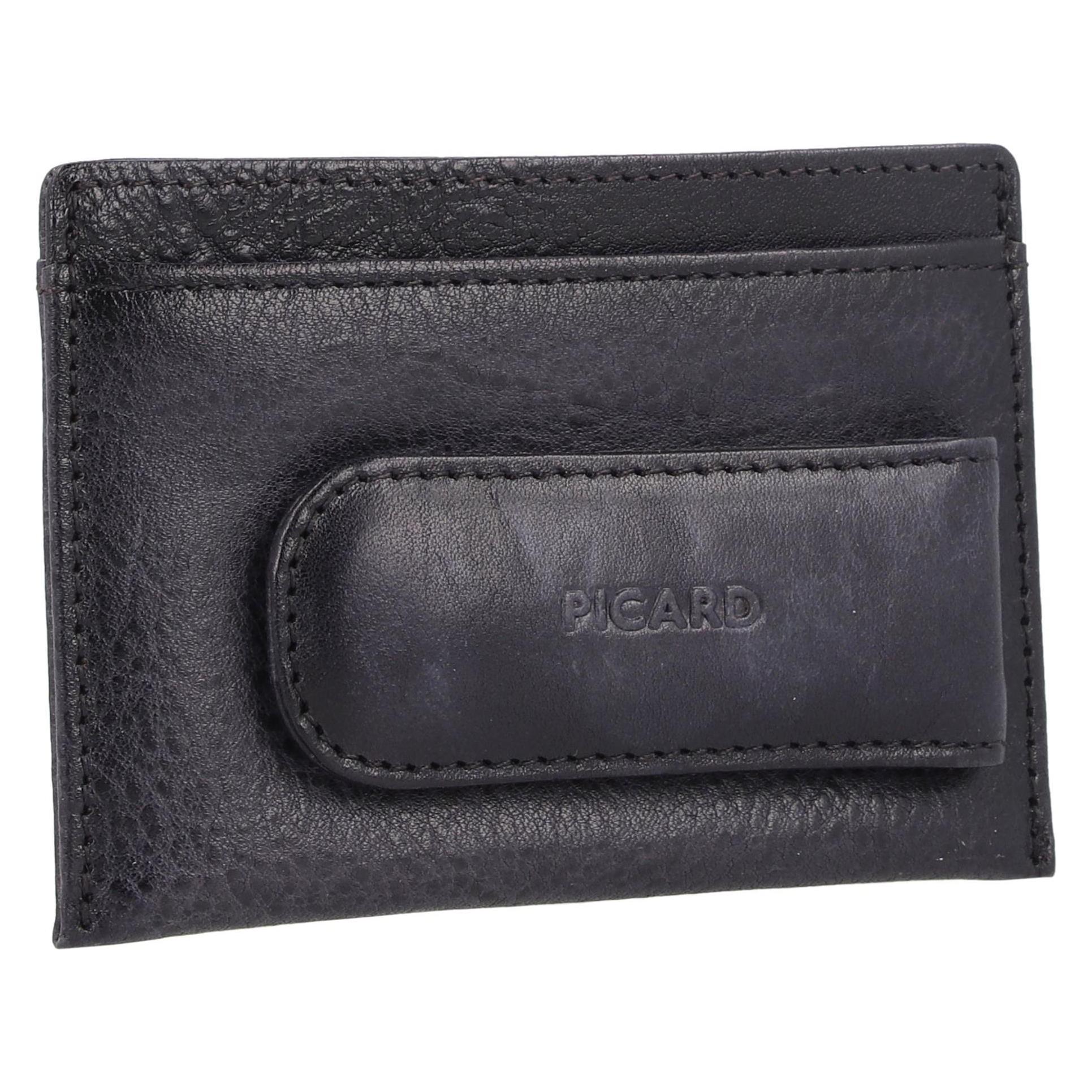 Picard, Portemonnaie, Hans Kreditkartenetui Rfid Schutz Leder 10.5 Cm, Grau