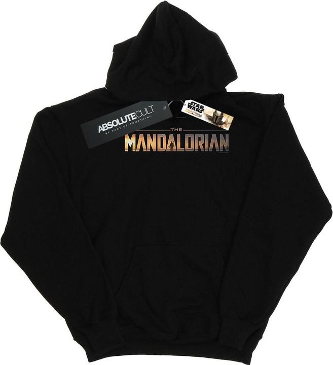 Immagine prodotto Star Wars The Mandalorian Series Logo Felpa con Cappuccio Uomo (L)