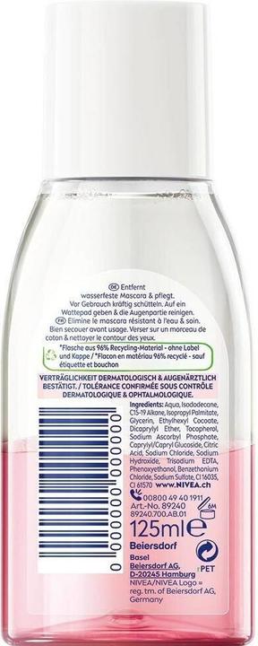 Immagine prodotto NIVEA Pflegender Augen Make-up Entferner (125 ml)