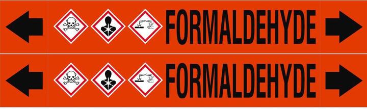 Actual product image Brady ASME - Pipe markers - Formaldehydes