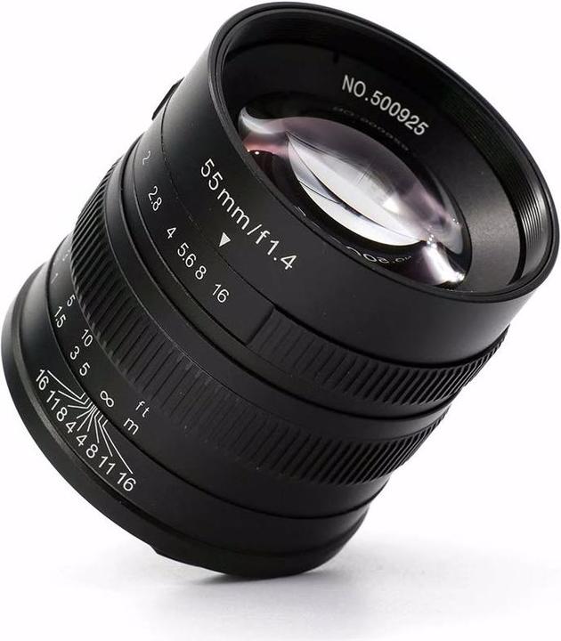 Actual product image 7artisans 55mm F1.4 Sony E (Sony E, APS-C / DX)