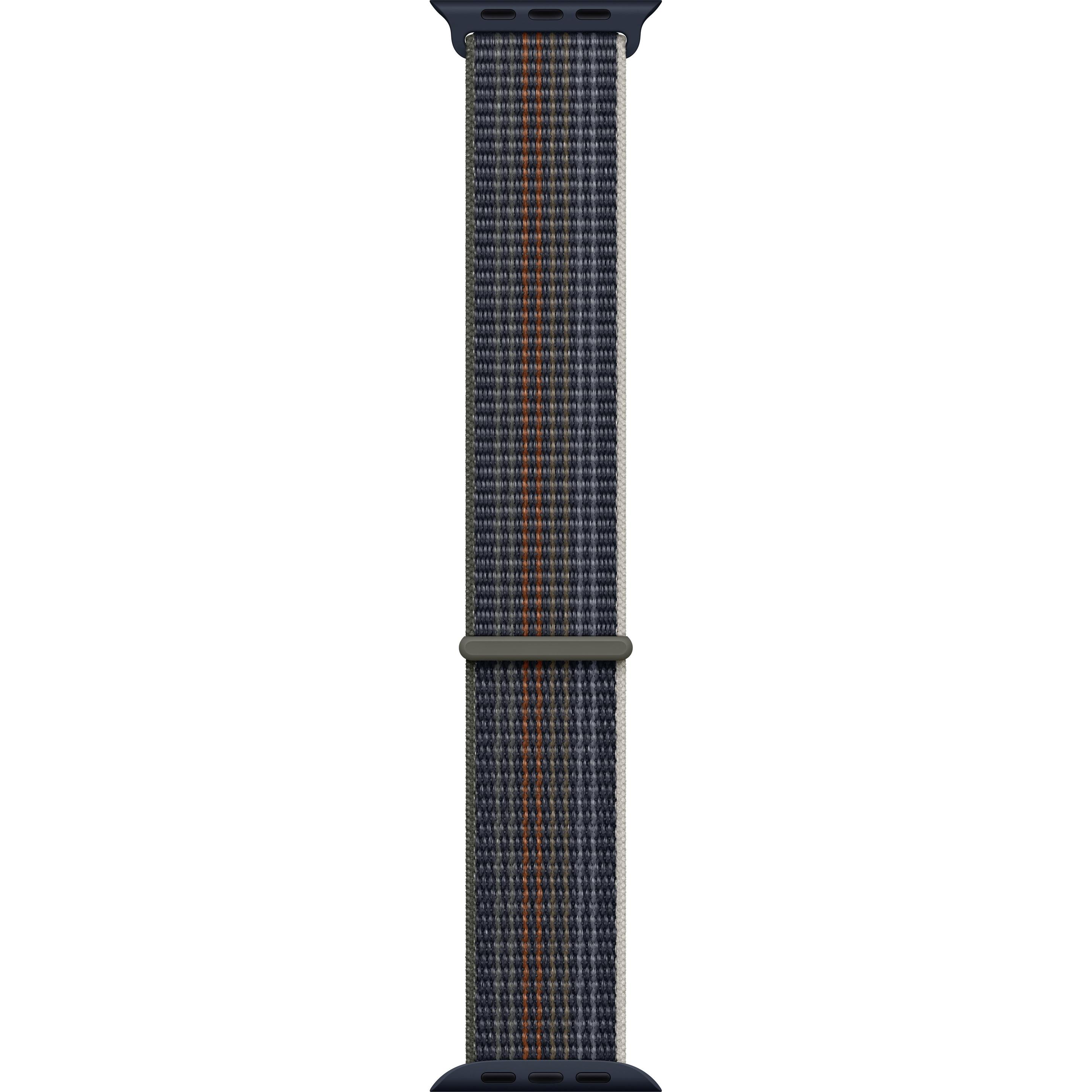 Apple Sport Loop (41 mm, Woven Nylon, Apple Watch Series 8), Uhrenarmband, Grau