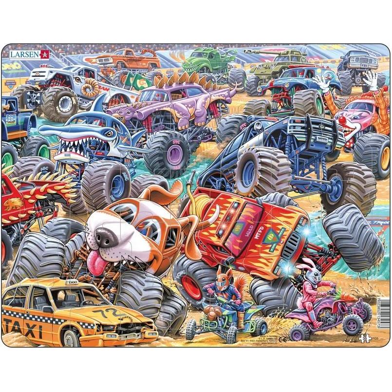 Larsen Puzzle - Monster Trucks