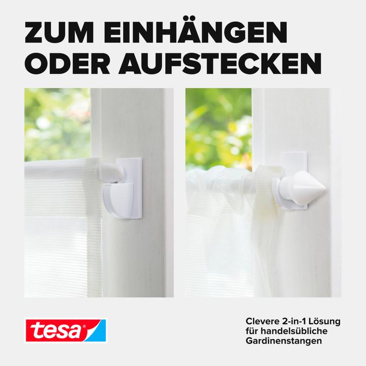Produktbild tesa Powerstrips Gardinenhaken