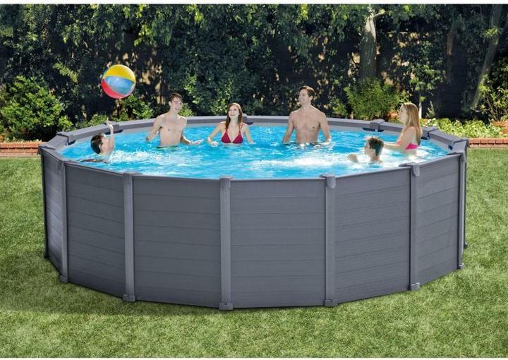 Produktbild Intex Graphite Panel Pool (478 x 124 cm)