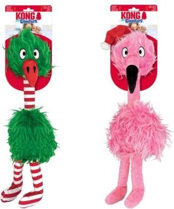 Produktbild KONG Holiday Comfort Jumbo Bird Spielzeug für HundeXL Farben sortiert (Plüschspielzeug Hund)