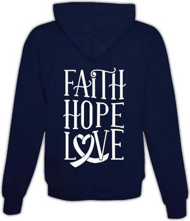 Immagine prodotto Schwesternuhr Fede, speranza, amore - Felpa con cappuccio unisex (S)