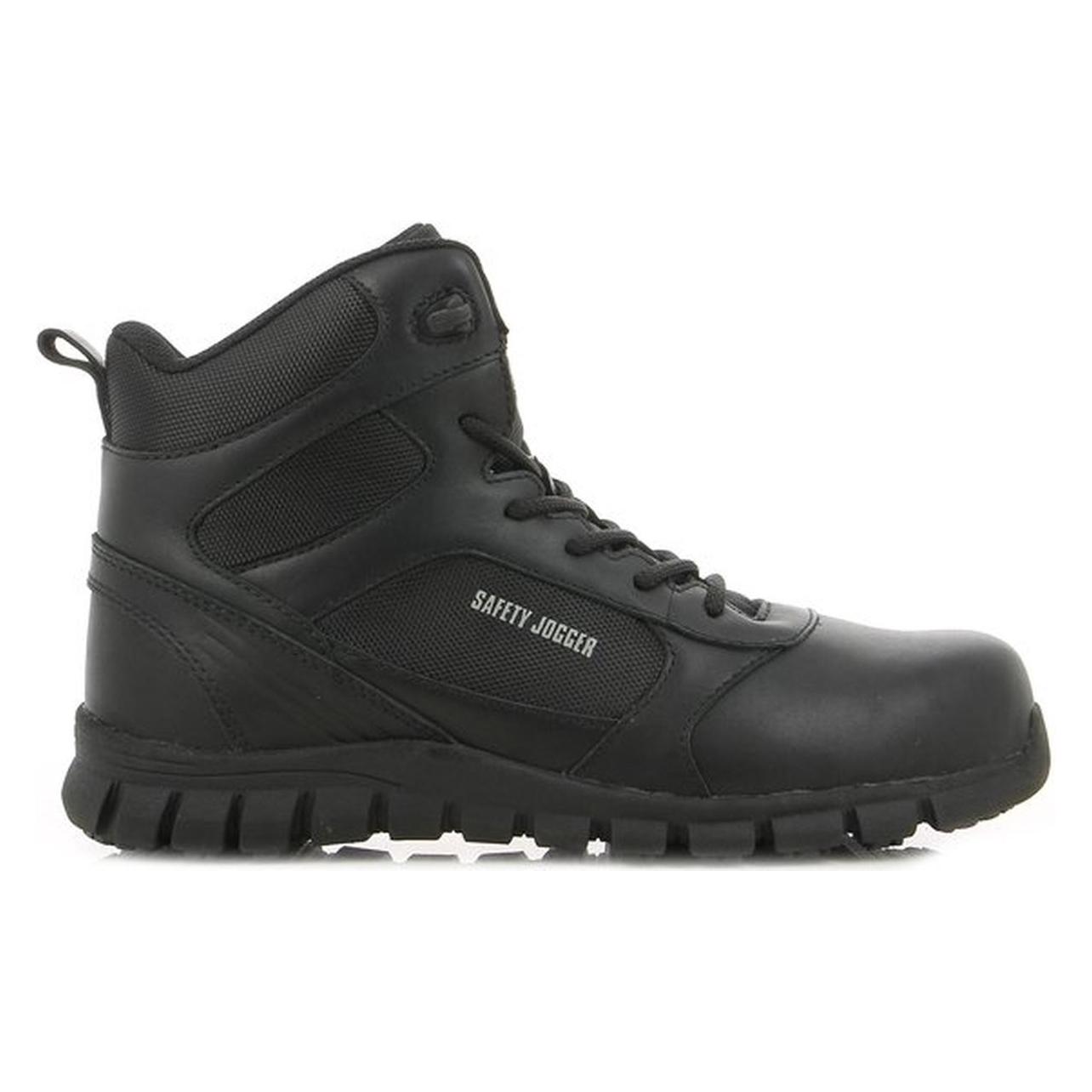 Safety Jogger, Werkschoenen, ST4500460 Mittelhoher Leichter Taktischer Allround-Stiefel Schwarz (S3, 36, 37, 38, 39, 40, 41, 42, 43, 44, 45, 46, 47)
