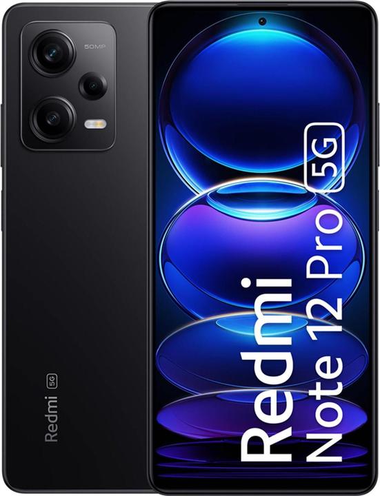Produktbild Xiaomi Redmi Note 12 Pro 5G (128 GB, Midnight Black, 6.67", Dual SIM, 5G)