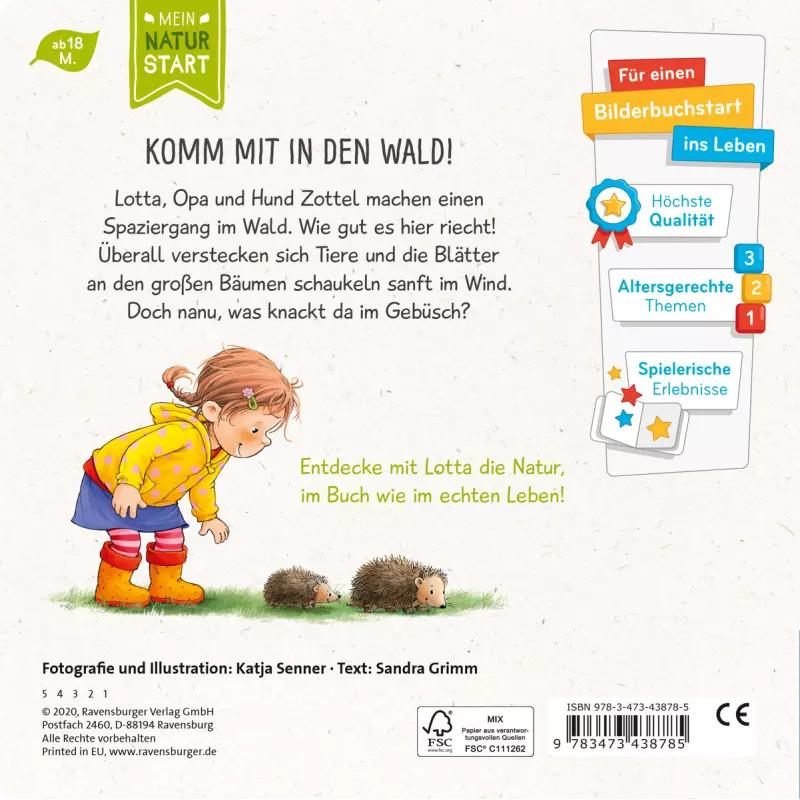 Thumbnail - Lotta entdeckt die Welt: Im Wald, Kinderbücher von Sandra Grimm, Katja Senner