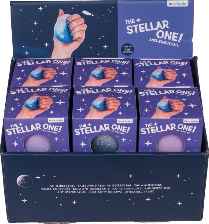 Actual product image Out of the blue Squeeze Anti-Stress Ball Star Galaxy