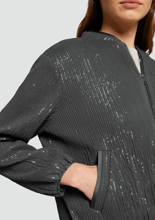 Immagine prodotto S.Oliver Indoor-Blazer Blouson mit Pailletten (48)