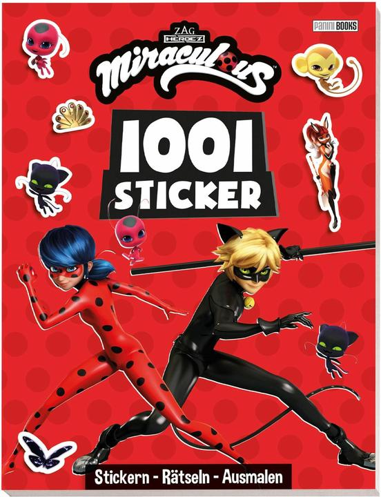 Produktbild Panini Miraculous: 1001 Sticker: Stickern - Rätseln - Ausmalen