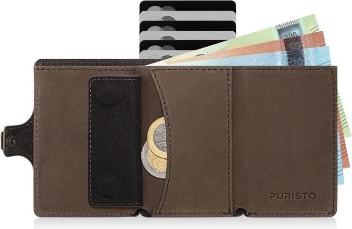 Produktbild Puristo KLIK MAGNET Slim Wallet Vintage 7er