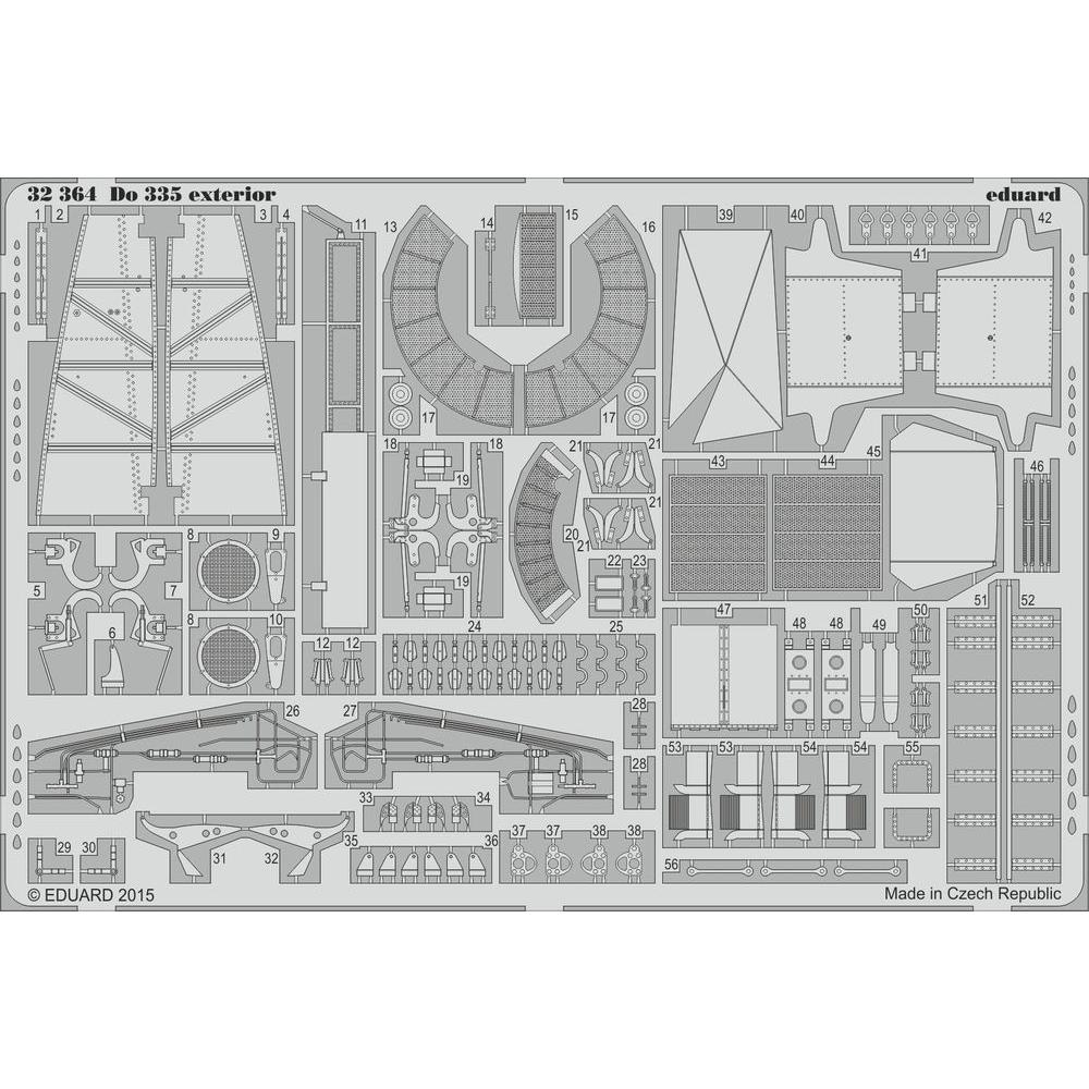Eduard Do 335 exterior for HKM