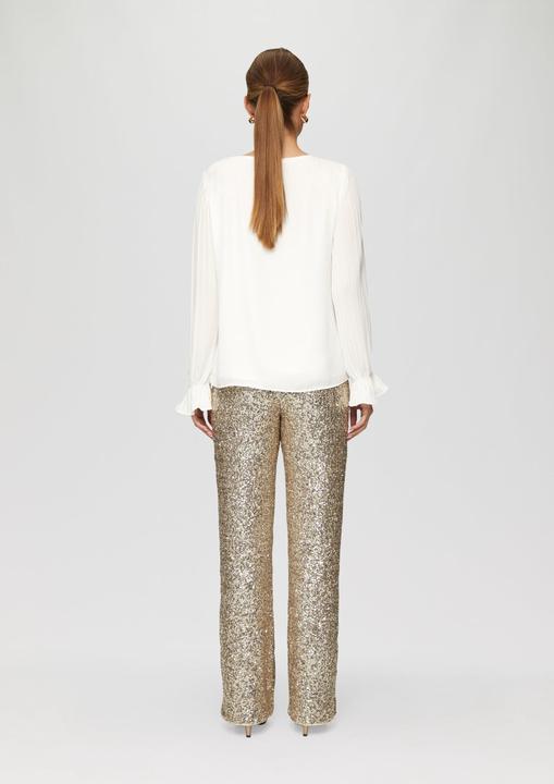 Image du produit S.Oliver Bluse Viskosebluse mit Plisseeärmeln (46)