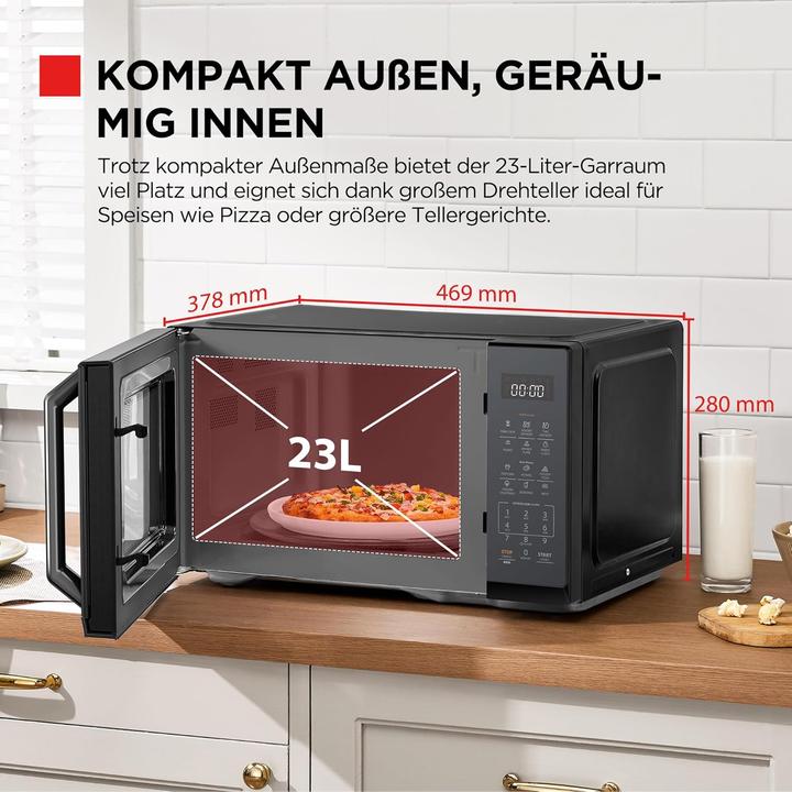 Image du produit Toshiba Digitale Mikrowelle mit Auftaufunktion (23 l)