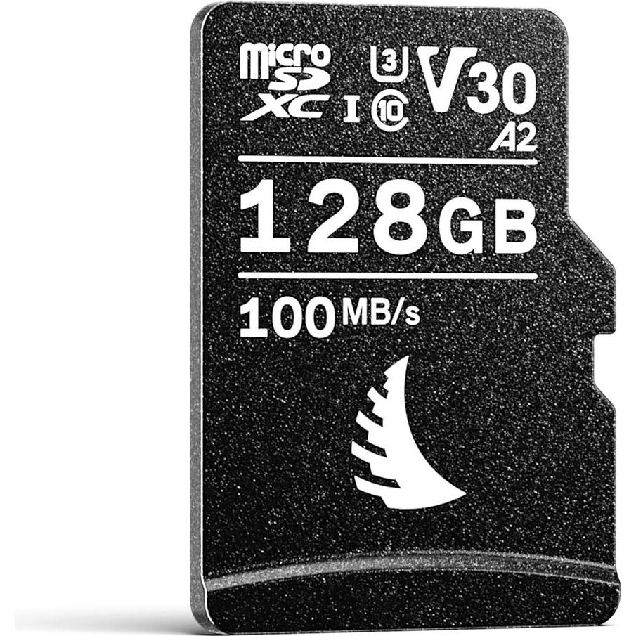 Angelbird AV PRO MICRO V30 (128 GB, microSDXC, U3, UHS-I), Speicherkarte, Schwarz