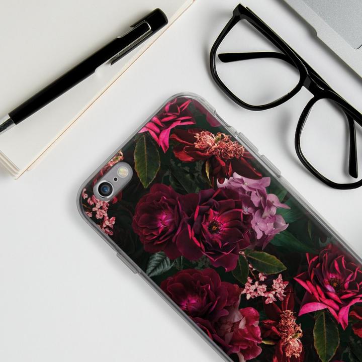 Produktbild DeinDesign Silikon Hülle für Apple iPhone 6 Handyhülle Case Smartphone Schutzhülle Blumen Blüte Rose (Apple iPhone 6)