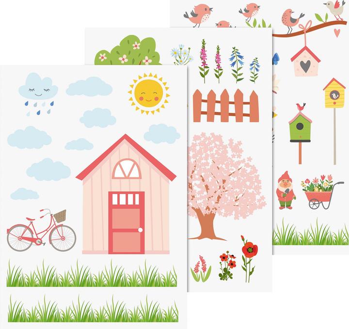 Produktbild Heyda Autocollants pour vitre - Jardin (3 Sticker)