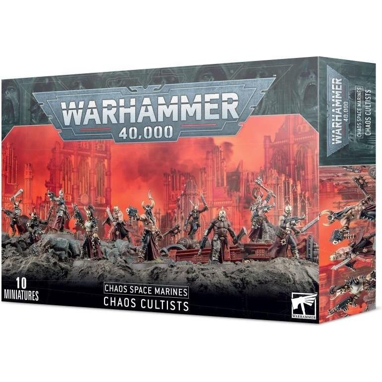 Thumbnail - Games Workshop Chaos Cultists - Chaos Space Marines (Kunststoff)