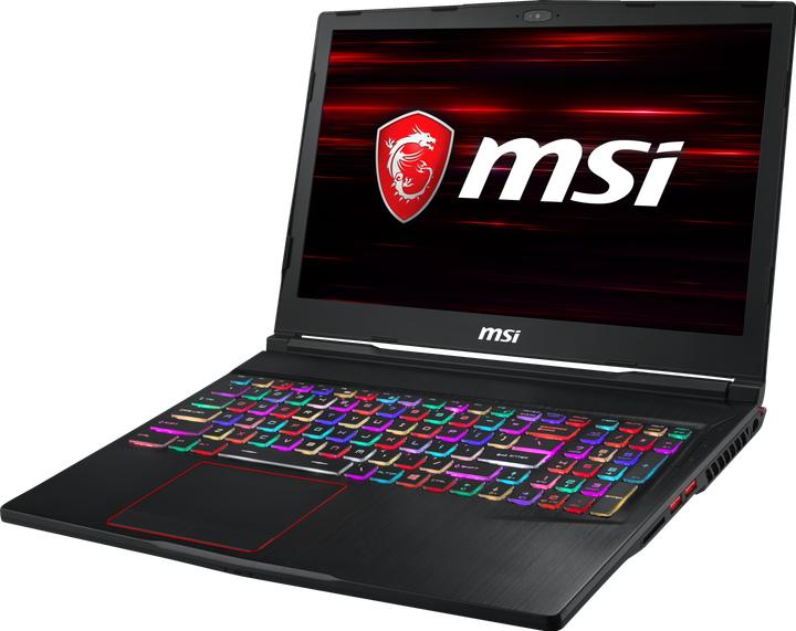 Actual product image MSI GE63 8RE-601 Raider RGB (15.60", 256 GB, 16 GB, CH, Intel Core i7-8750H)