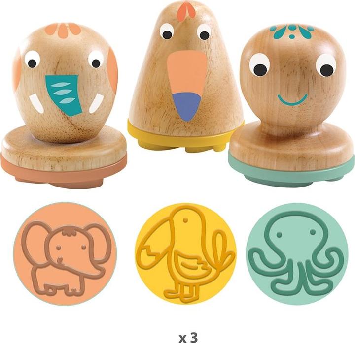 Image du produit Djeco Mes tampons de pâte à modeler