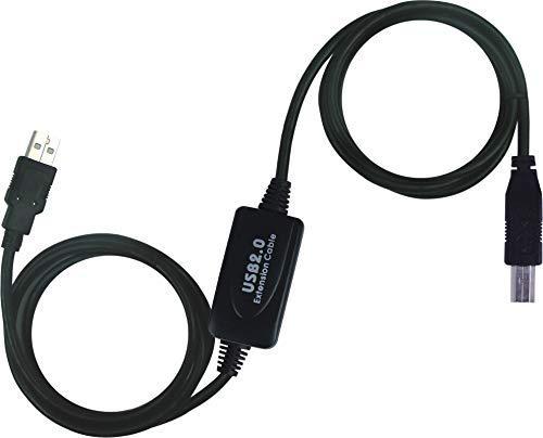 Immagine prodotto PremiumCord Cavo USB-A - USB-B 10 m nero (ku2rep10ab) (10 m, USB 2.0)