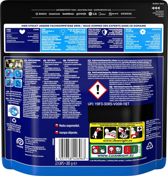 Produktbild Finish Quantum Plus (22 Waschgänge)