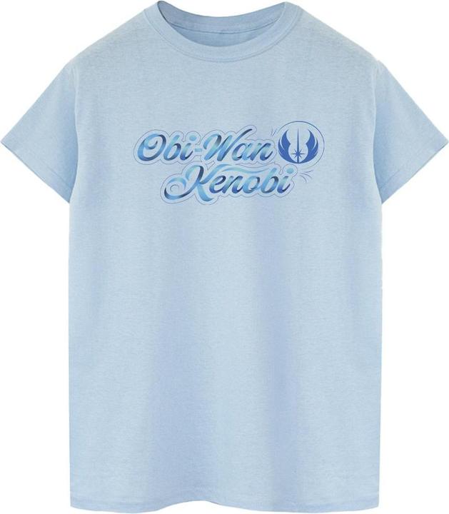Star Wars ObiWan Kenobi Ribbon Font TShirt (XXL)