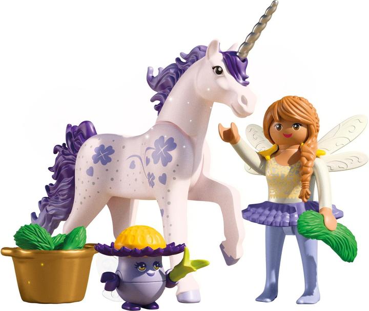 Image du produit Playmobil Licorne Lavande Avec Fee (71843, Playmobil Princess Magic)