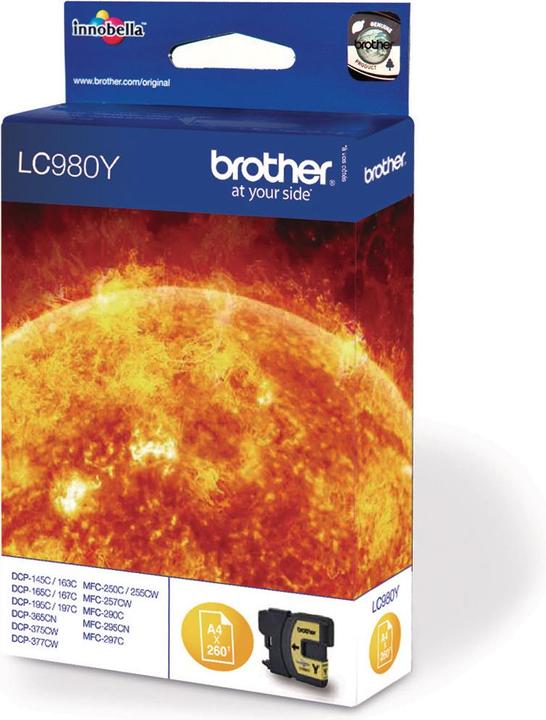 Actual product image Brother Lc-980y (Y)