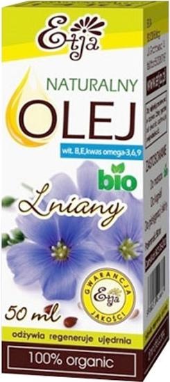 Etja Natural Oil Flaxseed Organic 50Ml (Körperöl, 50 ml)