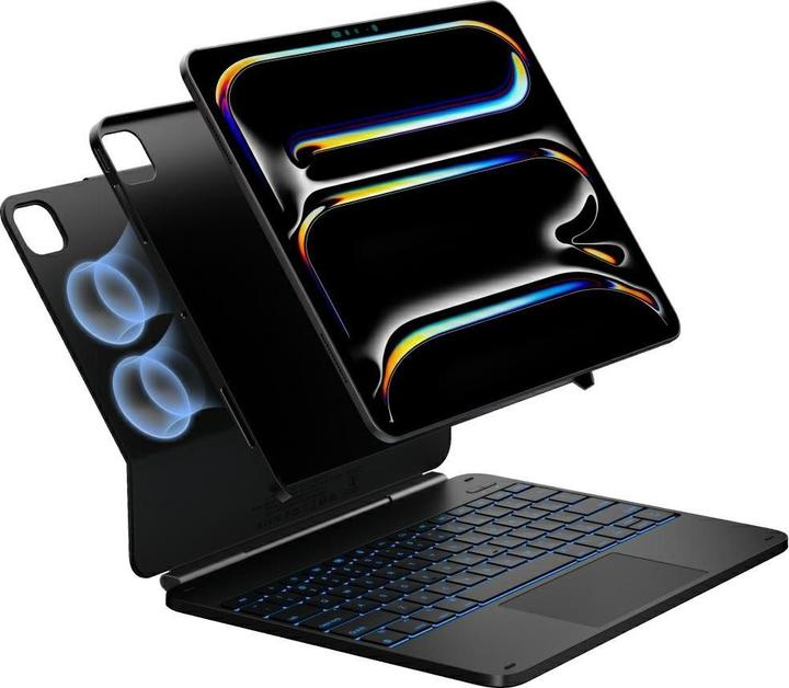 Produktbild Typecase Case Edge + with keyboard for iPad Air 13" 2024/2025 black (Apple iPad Air 13 2024, Apple iPad Air 13 2025, Apple iPad Air 13 2026)