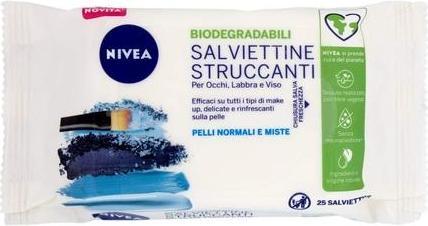 Immagine prodotto NIVEA Salviette detergenti viso pelle normale 25 pezzi (Salviette detergenti per il viso)