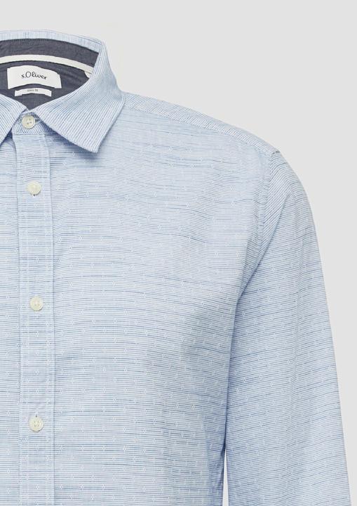 Produktbild S.Oliver Hemd Slim Fit: Strukturiertes Hemd mit Kentkragen (XL)