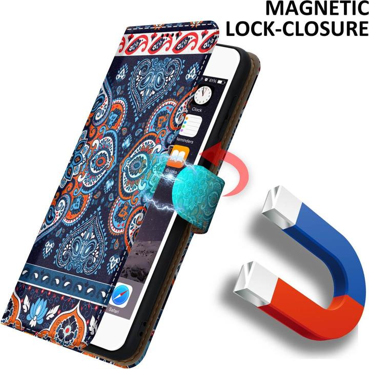 Actual product image Cadorabo Book cover with print (Apple iPhone 6 Plus)